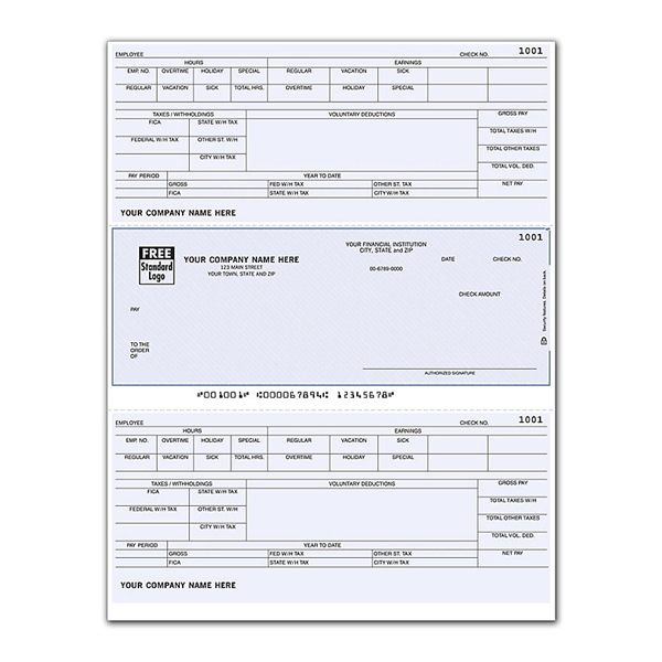 Laser payroll middle check - Laser payroll middle check - Image 0 of 1