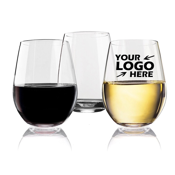 12oz Clear Stemless Wine Cup - 12oz Clear Stemless Wine Cup - Image 0 of 0