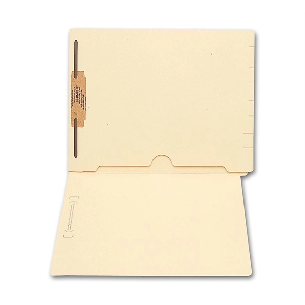 File Folder, End Tab Full Pocket Manila, One Fastener