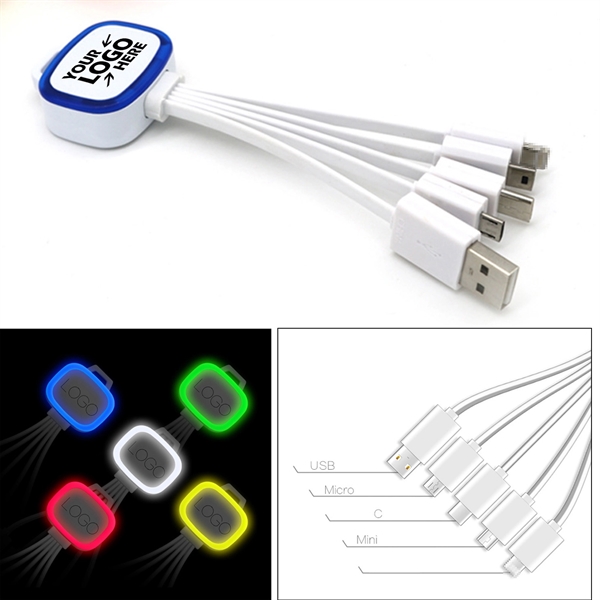 4 in 1 LED USB Charging Buddy - 4 in 1 LED USB Charging Buddy - Image 0 of 0
