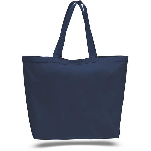 12 oz. Big Cotton Canvas Tote Bag USA Decorated (23" x 17") - 12 oz. Big Cotton Canvas Tote Bag USA Decorated (23" x 17") - Image 7 of 10
