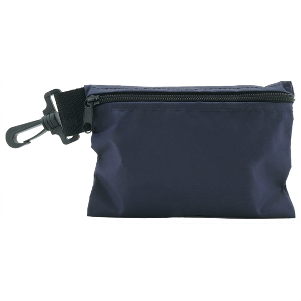 Zippered Valuables Clip on Pouch - Zippered Valuables Clip on Pouch - Image 2 of 3