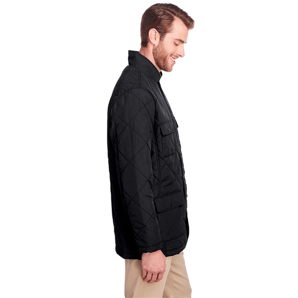 UltraClub Men's Dawson Quilted Hacking Jacket - UltraClub Men's Dawson Quilted Hacking Jacket - Image 1 of 17