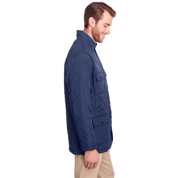 UltraClub Men's Dawson Quilted Hacking Jacket - UltraClub Men's Dawson Quilted Hacking Jacket - Image 2 of 17