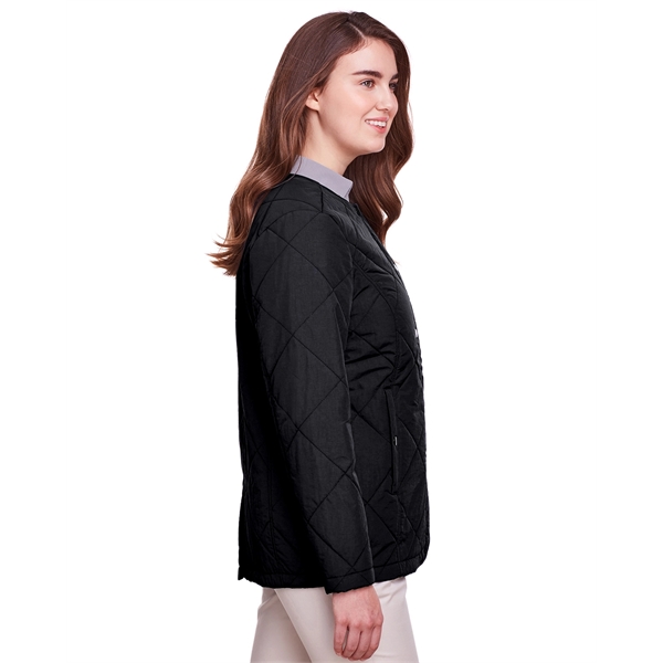 UltraClub Ladies' Dawson Quilted Hacking Jacket - UltraClub Ladies' Dawson Quilted Hacking Jacket - Image 1 of 17