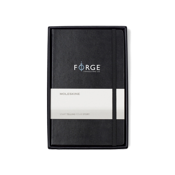 Custom Moleskine® Large Notebook Gift Set