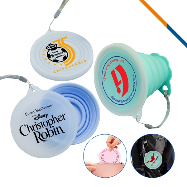 Slim Collapsible Travel Cup - Slim Collapsible Travel Cup - Image 0 of 5