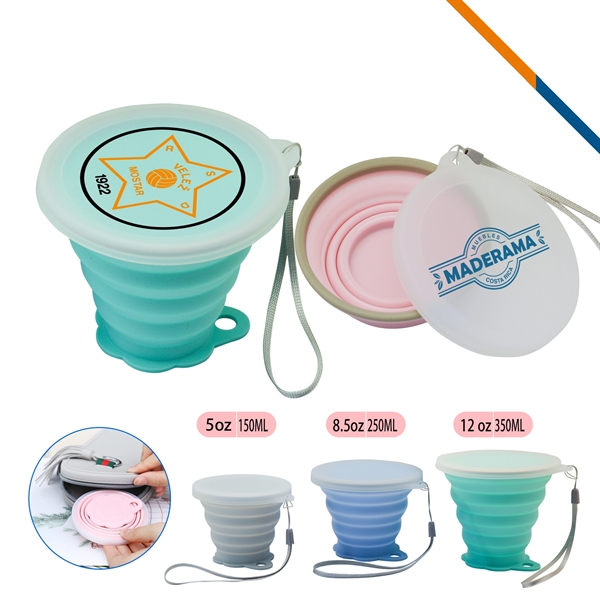 Slim Collapsible Travel Cup - Slim Collapsible Travel Cup - Image 1 of 5