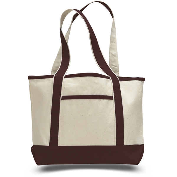 Premium Zipped Closure Tote - Premium Zipped Closure Tote - Image 1 of 9