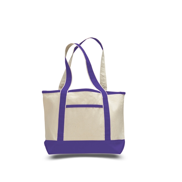 Premium Zipped Closure Tote - Premium Zipped Closure Tote - Image 7 of 9