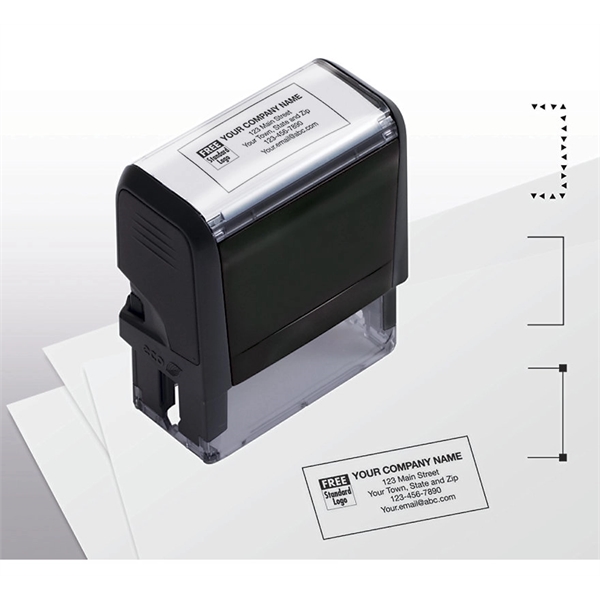 Stamp, Name & Address, Medium - Self-Inking - Stamp, Name & Address, Medium - Self-Inking - Image 0 of 1