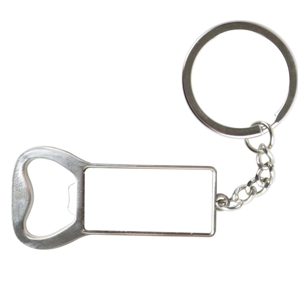 Rectangular Key Chain Bottle Opener - Rectangular Key Chain Bottle Opener - Image 1 of 1