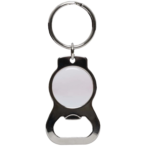 Rounded Key Chain Bottle Opener - Rounded Key Chain Bottle Opener - Image 1 of 1