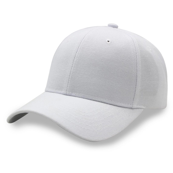 6 Panel Poly Twill Baseball Cap - 6 Panel Poly Twill Baseball Cap - Image 3 of 27
