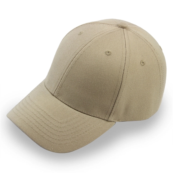 6 Panel Poly Twill Baseball Cap - 6 Panel Poly Twill Baseball Cap - Image 5 of 27