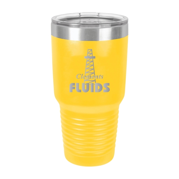 Polar Camel Stainless Steel 30 oz Ringed Tumbler - Polar Camel Stainless Steel 30 oz Ringed Tumbler - Image 30 of 35