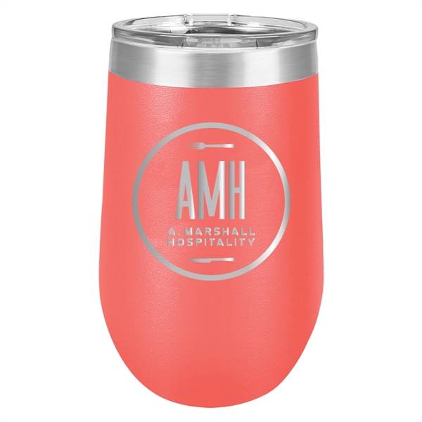 16oz. Colored Stainless Steel Stemless Wine Glass - 16oz. Colored Stainless Steel Stemless Wine Glass - Image 29 of 35