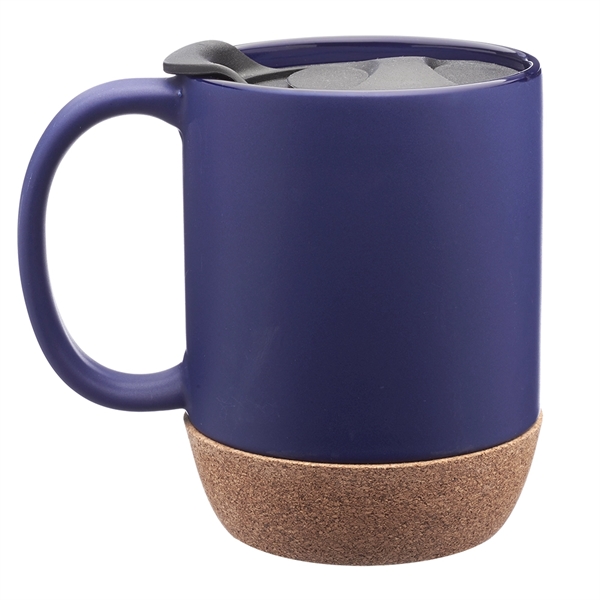 13 oz. Barista Ceramic Mug with Cork Bottom - 13 oz. Barista Ceramic Mug with Cork Bottom - Image 7 of 13