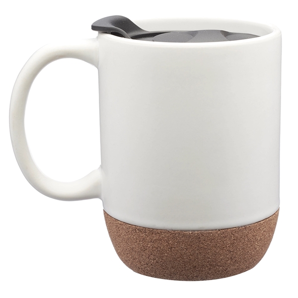 13 oz. Barista Ceramic Mug with Cork Bottom - 13 oz. Barista Ceramic Mug with Cork Bottom - Image 13 of 13