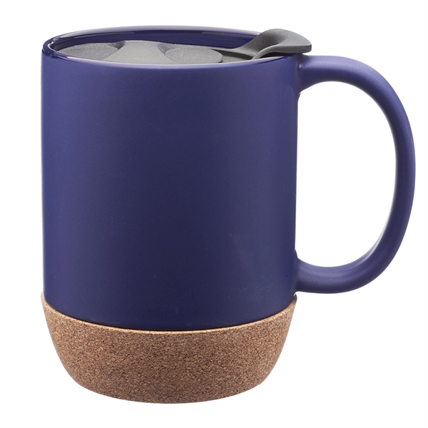 13 oz. Barista Ceramic Mug with Cork Bottom - 13 oz. Barista Ceramic Mug with Cork Bottom - Image 6 of 13