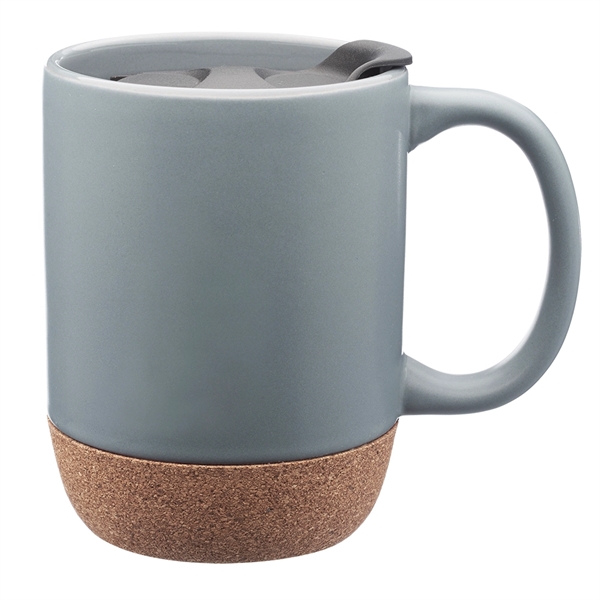 13 oz. Barista Ceramic Mug with Cork Bottom - 13 oz. Barista Ceramic Mug with Cork Bottom - Image 9 of 13