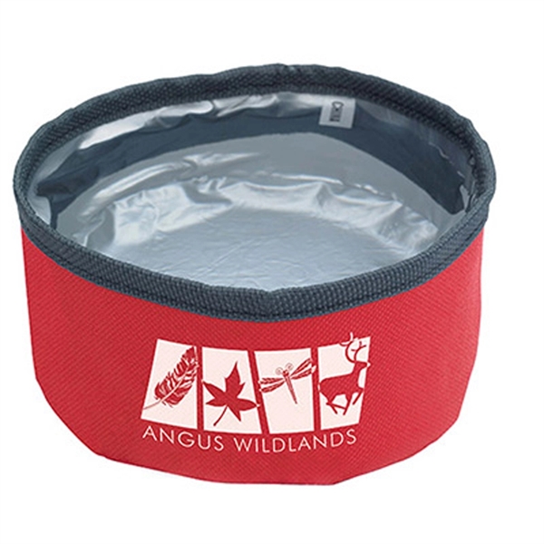 Pet Water Bowl Collapsible Dog Bowl With Carabiner - Pet Water Bowl Collapsible Dog Bowl With Carabiner - Image 3 of 5