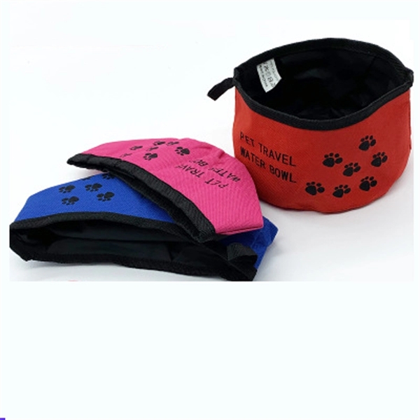 Pet Water Bowl Collapsible Dog Bowl With Carabiner - Pet Water Bowl Collapsible Dog Bowl With Carabiner - Image 5 of 5