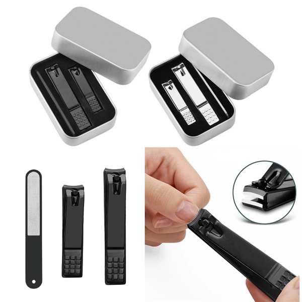 3pcs nail clipper set - 3pcs nail clipper set - Image 0 of 5