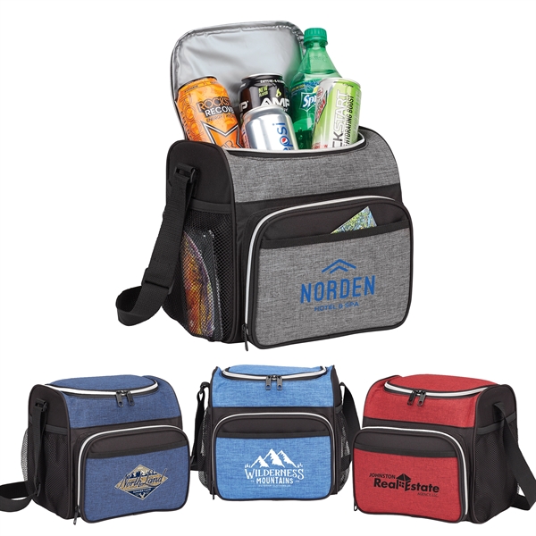 12-Can Heather Cooler Bag - Lunch, Beverage (4 colors) - 12-Can Heather Cooler Bag - Lunch, Beverage (4 colors) - Image 0 of 4