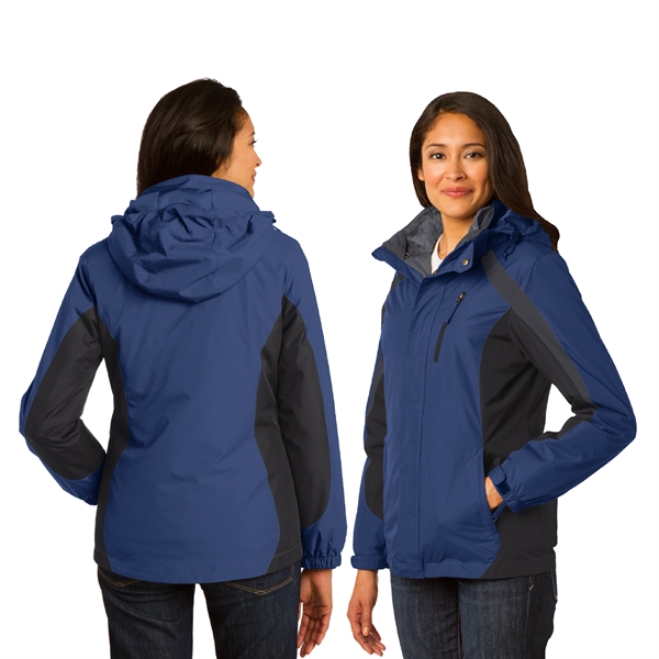 Port Authority® Women's Colorblock 3-in-1 Jacket - Port Authority® Women's Colorblock 3-in-1 Jacket - Image 1 of 4