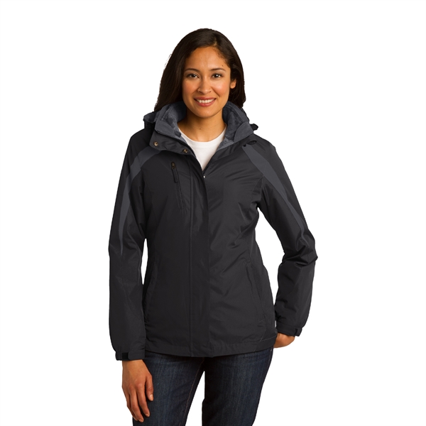 Port Authority® Women's Colorblock 3-in-1 Jacket - Port Authority® Women's Colorblock 3-in-1 Jacket - Image 2 of 4