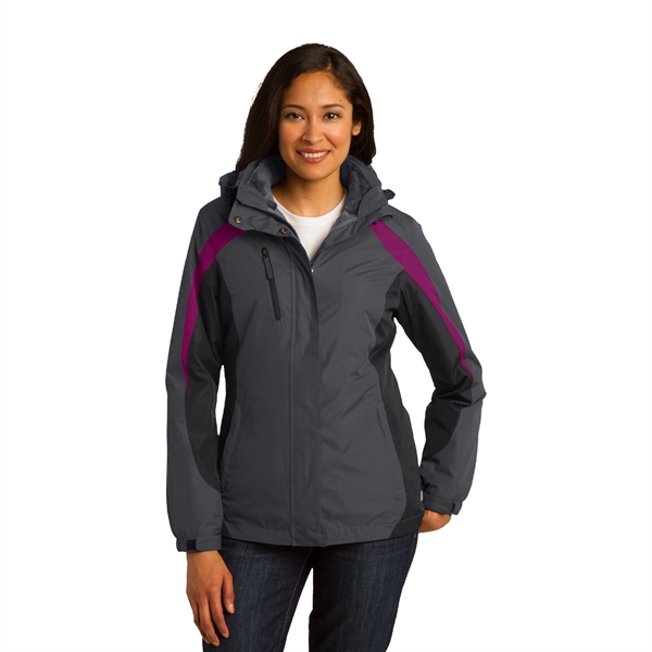 Port Authority® Women's Colorblock 3-in-1 Jacket - Port Authority® Women's Colorblock 3-in-1 Jacket - Image 3 of 4