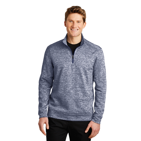 Sport-Tek® PosiCharge® Electric Heather Fleece 1/4-Zip Pullo - Sport-Tek® PosiCharge® Electric Heather Fleece 1/4-Zip Pullo - Image 1 of 5
