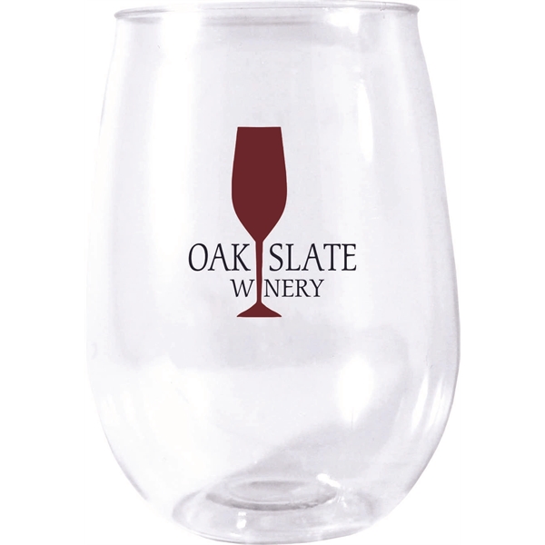 Custom Stemless Wine Glass