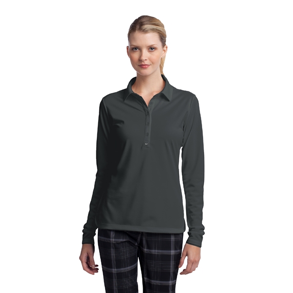 Nike Women's Long Sleeve Dri-FIT Stretch Tech Polo - Nike Women's Long Sleeve Dri-FIT Stretch Tech Polo - Image 3 of 4