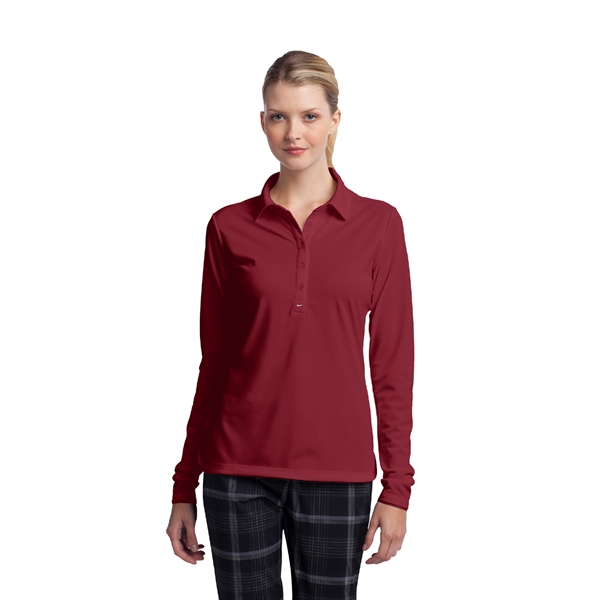 Nike Women's Long Sleeve Dri-FIT Stretch Tech Polo - Nike Women's Long Sleeve Dri-FIT Stretch Tech Polo - Image 4 of 4