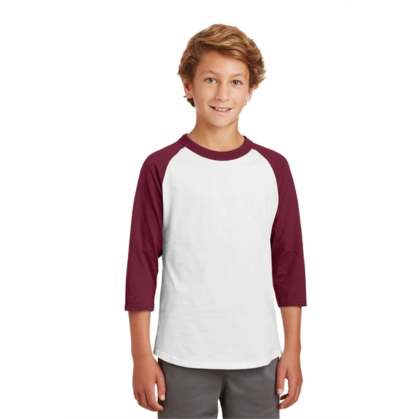 Sport-Tek Youth Colorblock Raglan Jersey. - Sport-Tek Youth Colorblock Raglan Jersey. - Image 83 of 97