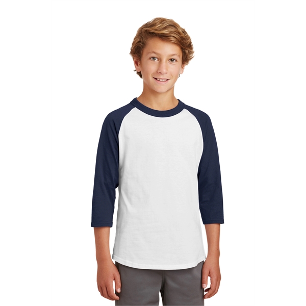 Sport-Tek Youth Colorblock Raglan Jersey. - Sport-Tek Youth Colorblock Raglan Jersey. - Image 86 of 97