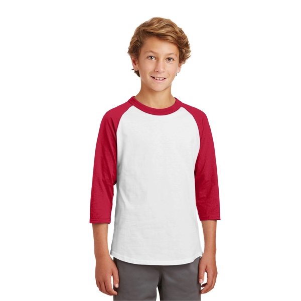 Sport-Tek Youth Colorblock Raglan Jersey. - Sport-Tek Youth Colorblock Raglan Jersey. - Image 87 of 97