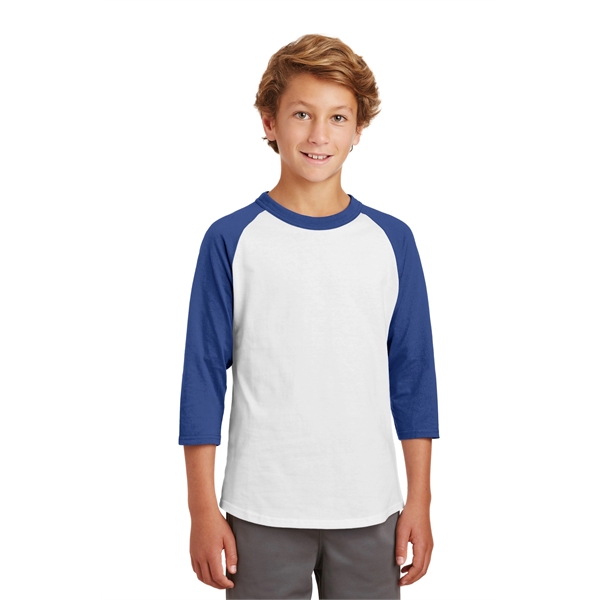 Sport-Tek Youth Colorblock Raglan Jersey. - Sport-Tek Youth Colorblock Raglan Jersey. - Image 88 of 97