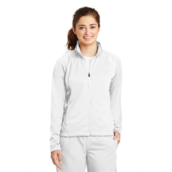 Sport-Tek Women's Tricot Track Jacket. - Sport-Tek Women's Tricot Track Jacket. - Image 23 of 24