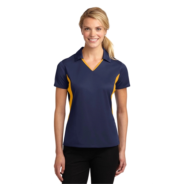 Sport-Tek Women's Side Blocked Micropique Sport-Wick Polo. - Sport-Tek Women's Side Blocked Micropique Sport-Wick Polo. - Image 31 of 31
