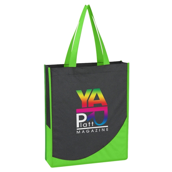 Non-Woven Tote Bag With Accent Trim - Non-Woven Tote Bag With Accent Trim - Image 7 of 16