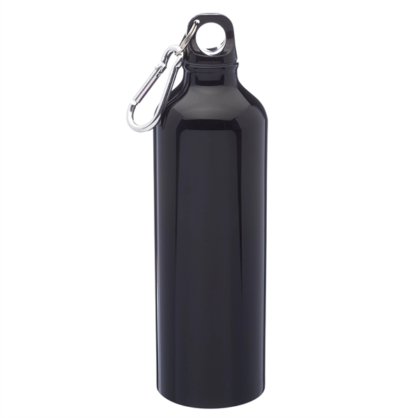 24 Oz. Aluminum Water Bottle w/ Carabiner & Twist Cap - 24 Oz. Aluminum Water Bottle w/ Carabiner & Twist Cap - Image 8 of 8