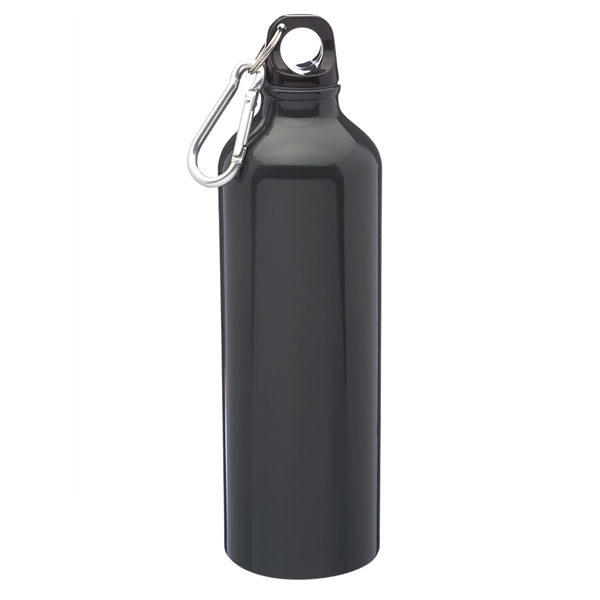 24 Oz. Aluminum Water Bottle w/ Carabiner & Twist Cap - 24 Oz. Aluminum Water Bottle w/ Carabiner & Twist Cap - Image 4 of 8