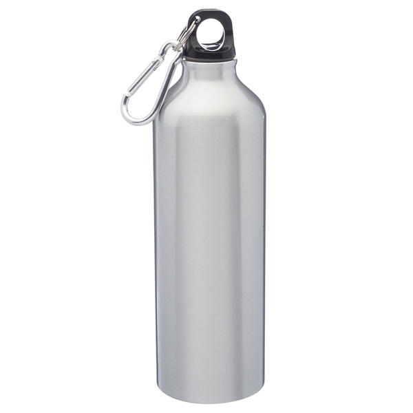 24 Oz. Aluminum Water Bottle w/ Carabiner & Twist Cap - 24 Oz. Aluminum Water Bottle w/ Carabiner & Twist Cap - Image 6 of 8