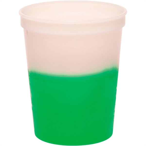 16 oz. Two-Tone Color Changing Stadium Cups - 16 oz. Two-Tone Color Changing Stadium Cups - Image 1 of 5