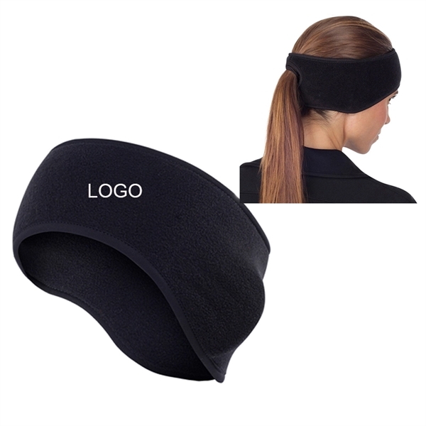 Winter Ear Warmer Headband With Tail Hole - Winter Ear Warmer Headband With Tail Hole - Image 0 of 1