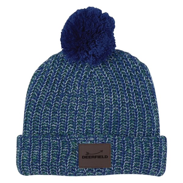 Grace Collection Pom Beanie With Cuff - Grace Collection Pom Beanie With Cuff - Image 6 of 52