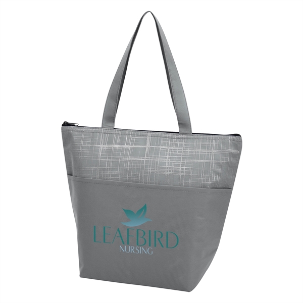 Crosshatch Non-Woven Cooler Bag - Crosshatch Non-Woven Cooler Bag - Image 6 of 13